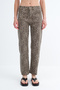 Leopard Patterned Jean Trousers Pn1074 - 6