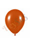Burnt Orange Color Latex Retro Balloon (30 cm) - 6 Pieces - 2