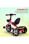 Coaster Kids Tricycle for Toddlers 1-3, Smart Plug and Play Baby Tricycle (Red) - 5