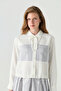 Lace Detailed Patterned Skirt Suit Azalea Suit 1755 - 2