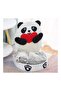 Panda Shape Cat Scratching Board with Sisal Rope & Scratching Pad, Multi-Functional Cat Scratcher with Plush Flannel Base, Climbing & Resting Station (41×33×62 cm) - 4