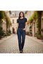 Women's Dark Blue Skinny Fit Cotton Jeans