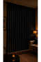 Black Blackout Background Curtain Heat and Sound Insulating Solid Color - 2