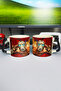 كوب سيراميك فاخر مطبوع عليه Borderlands (قطعة واحدة) بمقبض أسود خاص بمقبض مموج V3D - 2
