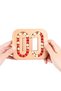 Hand-Eye Coordination Montessori Puzzle Wooden Educational Rubik's Cube Game & Intelligence-Enhancing Colorful Bead Abacus Puzzle Toy, Fun Brain Exercise Set for Kids and Adults - 3