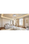 DAMLA 5'Lİ KROM SARKIT LED AVİZE