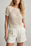 Women's Mesh Knitted Openwork Lightweight Summer Beach Style Knitwear Bohemian Sweater - 4