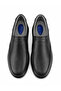 Men's Black Genuine Leather Orthopedic Daily Classic Dad-Office Shoes – 100% Genuine Leather Inside and Out - 5