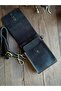 Kanguru Man Flat Handmade Men's Crossbody Bag. Daily Stylish Practical Use. Birthday & Father's Day & Valentine's Day Gift. - 3