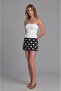 Women's Polka Dot Mini Skirt with Shorts