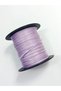 1 mm 100 Meters Light Purple Color Waxed Cord Saddler Leather Sewing Necklace Jewelry Design Bracelet Cord - 3