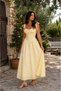 Women's Strappy Waist-Seating Festive Long Stylish Dress - 6