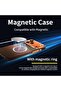 iPhone 17 Pro Max Case: Carbon Fiber Texture, Magnetic Charging, Slim, Lightweight, Shockproof (Gold) - 2