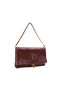 Women's Bag Crossbody Bag Strap Shoulder Bag Double Chain Strap Clutch Handbag - Brown Lior Fold - 3