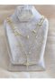 Gold Color Double Vip Necklace with Zircon Stone North Star Pendant Detail - 2