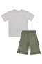 Ny 95 Printed Set for Ages 6-9 - Beige - 2