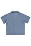 Basic Waffle Shirt for Ages 10-13 - Blue - 3
