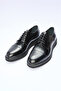 Black Lace-Up 100% Leather Shoes 1033260152 - 5