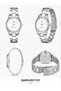 Vintage White Dial Minimal Silver Metal Band Women Wristwatch - 2