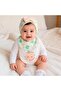 Girls' bib and hat set