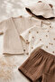 Baby Boy Muslin 4-Piece Set Beige - 3