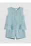 Original Floral Baby Girl Muslin Shirt and Shorts - 2