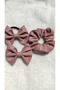 3-Piece Bow and Bagel Buckle Set