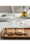 Glass Salt and Pepper Shaker Set with Bamboo Lids - Modern Spice Container Set of 2 - 2