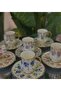 Solana Porcelain Hand Painted 6 Cup Set - 3
