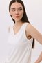 Basic v-neck windowed tank top - 3