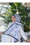 Nilüfer Esintisi Luxury Voile Silk Shawl Hijab Foulard Scarf Shawl Floral Patterned 90 X 180 cm