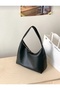 Monroe Leather Look Women's Hand and Shoulder Bag Modern Minimal Hobo Bag - 3