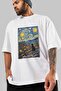 For the Love of Cats 21 Front Cat Printed White Oversize T-Shirt 100% Cotton Unisex Cat Lover Premium Design - 3