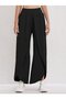 Women's high waist elastic front cross detailed sandy pants - 4