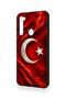 Redmi Note 8 Compatible Turkish Flag Patterned Silicone Case - 4