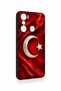 Infinix Hot 20I Compatible Turkish Flag Patterned Silicone Case - 4