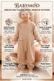 Muslin Sleeping Bag 1.0 Tog Children's Summer Sleeping Bag Sleeping Gurus 100% Cotton Natural Fabric - 2
