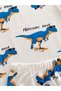 Boys' Dinosaur Patterned Short Sleeve Shorts Pajama Set - Cotton Summer Kids' Sleepwear - 3
