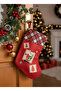 Waldern premium santa claus ornament stocking - large volume fireplace and wall accessory 42 cm