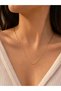 Archhazel Jewelry Gold Color Steel Chain Necklace - 3