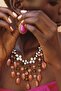 Brand Model Stone Cascade Necklace - 2