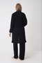 Aylam Lingerie Shirt Collar Front Buttoned Inter-Bias Ribbed 3-Piece Pajama Set with Robe - 8