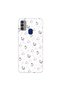 Samsung Galaxy M21 Compatible Minies 4 Design Transparent Case