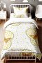Plaid Flowers Patterned Single Baby Kids Bedding Set - 2