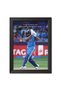 Alayra Rohit Sharma Quotes Poster Champions Trophy Indian Cricket Photo Framed Painting with Black