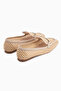Nika Beige Straw Women's Ballerinas - 5