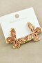 Butterfly Enamel Luxury Steel Earrings - 2
