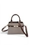 Coffee Yellow - Brown Plaid Line Square Women's Handbag Sp1149 - 6