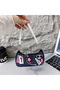 iPhone 16 Compatible Denim Patterned Textured Strap Bag Design Phone Case - Aesthetic Handbag Case - 2
