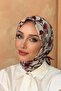 وشاح بلومينج باللون العنابي